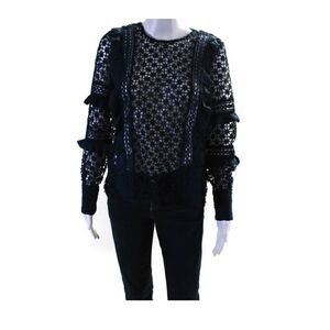 Self Portrait floral lace too long sleeve NWT size 10